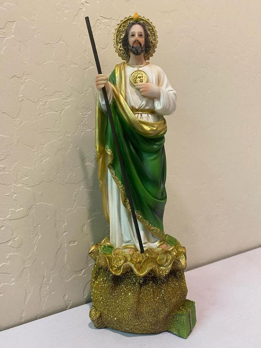 13" San Judas Con Saco De Monedas