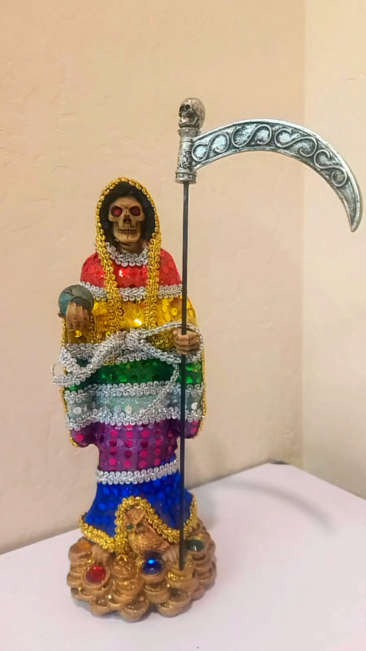 13" Santa Muerte 7 Colores
