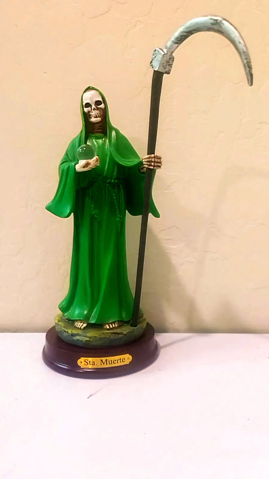 8" Santa Muerte Verde