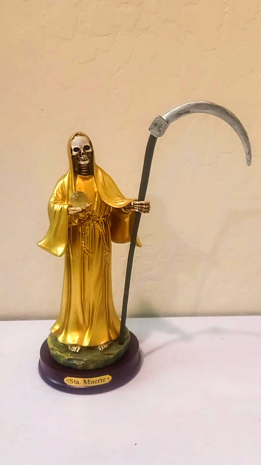 8" Santa Muerte Dorada