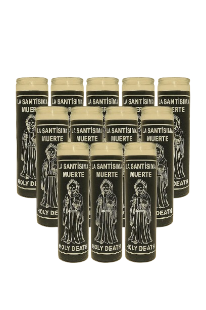 Monthly Candle Subscription - La Santísima Muerte Negra (Black Holy Death)