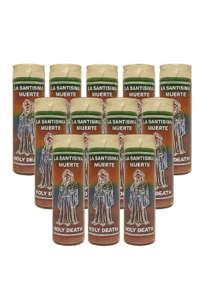 Monthly Candle Subscription - La Santísima Muerte Siete Colores (7-Color Holy Death)