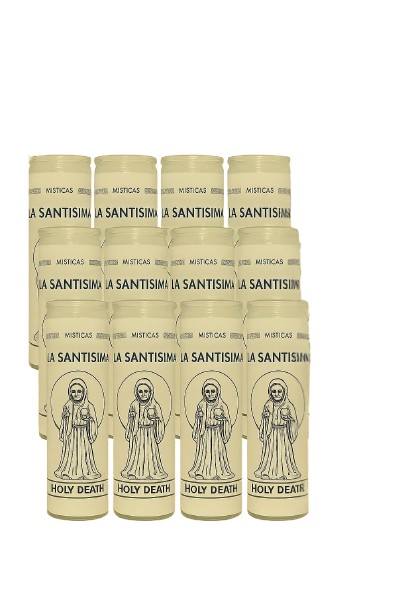 Monthly Candle Subscription - La Santísima Muerte Blanca (White Holy Death)
