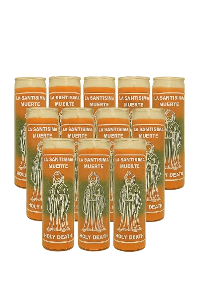 Monthly Candle Subscription - La Santísima Muerte Naranja (Orange Holy Death)