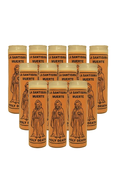 Monthly Candle Subscription - La Santísima Muerte Naranja (Orange Holy Death)